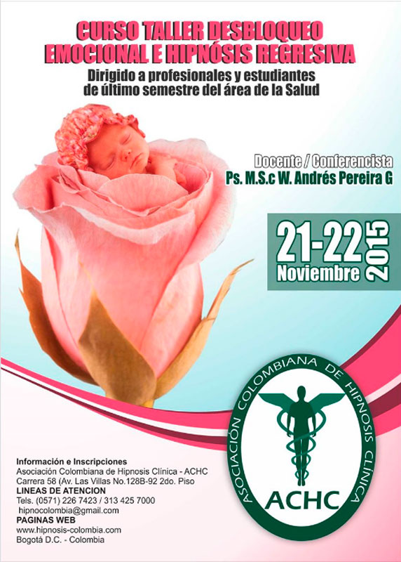 03 TABLOIDE 21 NOVIEMBRE 2015 CURSO TALLER DESBLOQUEO EMOCIONAL E HIPNOSIS REGRESIVA