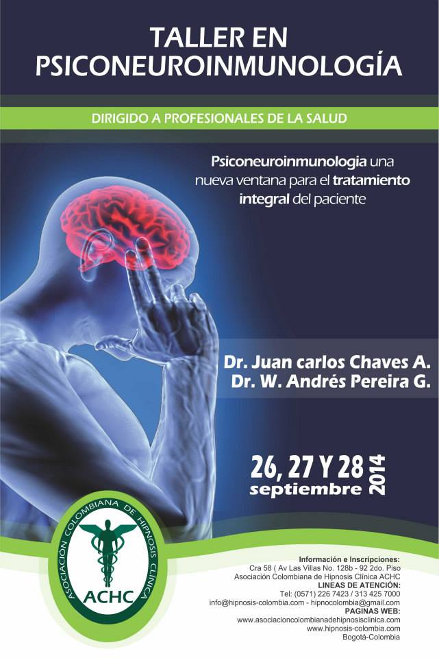 09 TABLOIDE 26 SEPTIEMBRE 2014 TALLER EN PSICONEUROINMUNOLOGIA DR JUAN CARLOS CHAVES