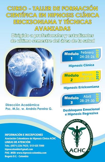 2 TABLOIDE 24 FEBRERO 2017 CURSO TALLER DE FORMACION CIENTIFICA EN HIPNOSIS CLINICA ERICKSONIANA Y TECNICAS AVANZADAS