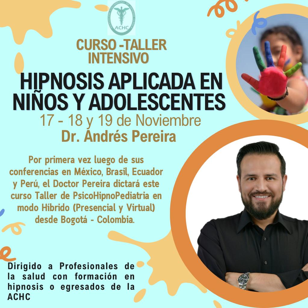 Hipnosis aplicada en ninos y adolescentes Noviembre 2023