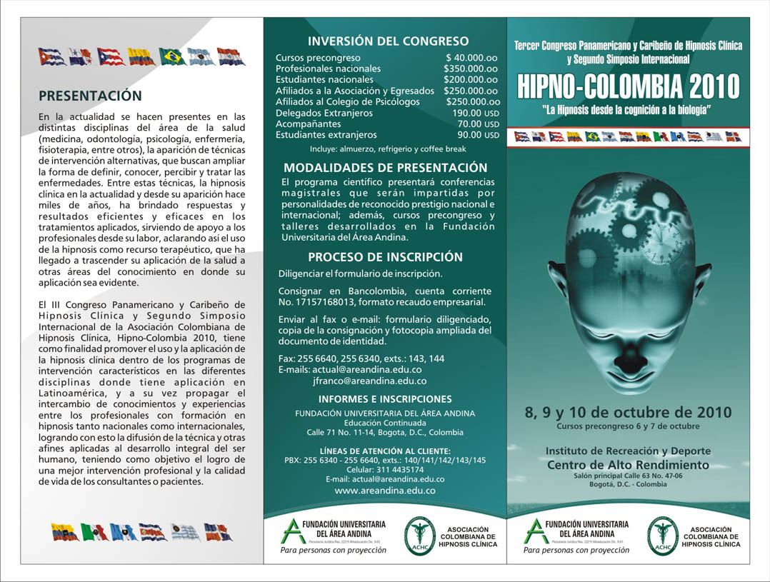 TABLOIDE OCTUBRE 2010 CONGRESO HIPNOCOLOMBIA 2010