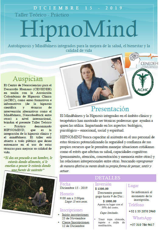 Taller de Hipno Mind Mexico 2019 Diciembre 15 3